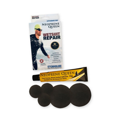 PREMIUM NEOPRENE QUEEN WETSUIT REPAIR KIT NEW IMPROVED FORMULA DIY