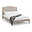 Premium - Oatmeal Classic French Bed Frame - Super King Size 6ft (180cm)