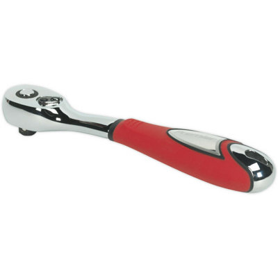 Premium Offset Ratchet Wrench - 3/8" Drive - 72-Tooth with Quick Release and Flip Reverse