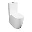 Premium OPEN BACK - ROUND - COMFORT HEIGHT Toilet Set (Marseille) - Rimless Pan - Cistern - Soft Close Seat