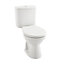 Premium OPEN BACK Toilet Set (Islington) - Rimless Pan - Cistern - Soft Close Seat - Includes Chrome Flush Button