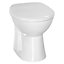 Premium OPEN BACK Toilet Set (Islington) - Rimless Pan - Cistern - Soft Close Seat - Includes Chrome Flush Button