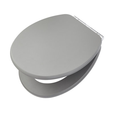Premium OPEN BACK Toilet Set (Kensington) - Rimless Pan - Cistern - Soft Close Seat - Includes Chrome Flush Button