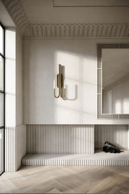 Premium Paintable Ribbed Wall Panel 1200x575x12mm