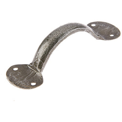 Premium Pewter Cabinet Handle 127x35mm for Stylish Interiors - Kitchen Drawer Pull Handle