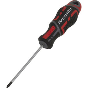 PREMIUM Phillips 0 x 75mm Screwdriver - Ergonomic Soft Grip - Magnetic Tip