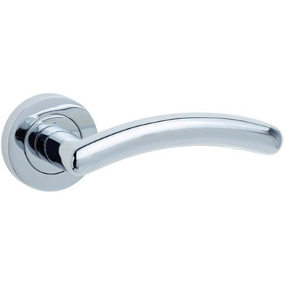 Premium Polished Chrome Door Handle for Elegant Interiors - Interior Handle