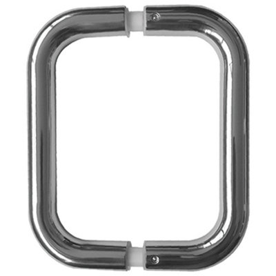 Premium Polished Stainless Steel 19mm D Shape Pull Handle for B2B Fixing - 425x19mm Size - Door Handle