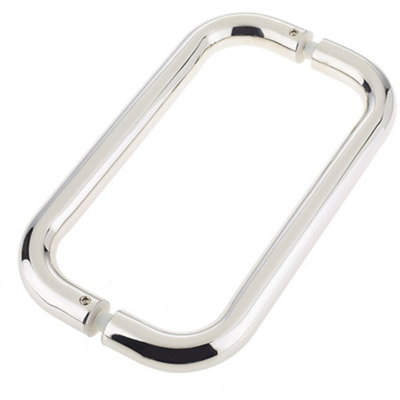 Premium Polished Stainless Steel D Shape Pull Handle - 22mm - Door Handle