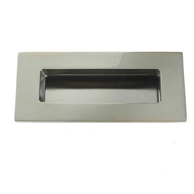 Premium Polished Stainless Steel Flush Pulls 100x50mm for Modern Doors - Recessed Door Handle
