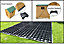 Premium ProBase 16ft x 8ft Garden Shed Base Kit - 50 ProBase Grids - To include 4 Anchor Blocks + 176 French Drains and Membrane