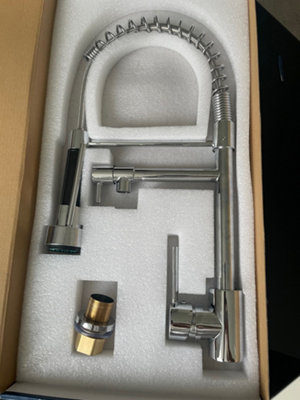 Premium Pull-Out Kitchen Mixer Tap with Dual Spray Spout & Mono Single ...
