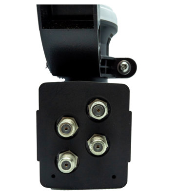Premium Quad 4 Output LNB for Satellite Dish - Freesat SKY HD TV Receiver - Enhanced MK4 Zone Dishes Feed Horn Design - Includes S - 3