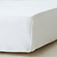 Premium Quality Certified Organic 100% Cotton Fitted Sheet For Travel Cot Mattress 104 x 74cm