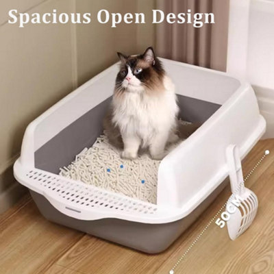 Premium Quality Large Cat Litter Tray Box