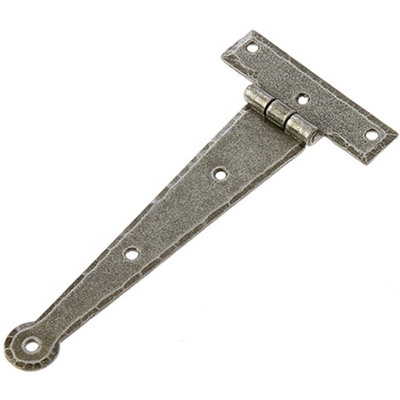Premium Quality T Hinge 135x65mm in Elegant Pewter Finish - Traditional Gate Door - Door Hinges