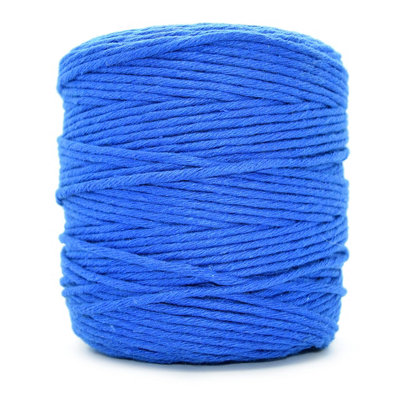 Premium Royal Blue Macrame Cord Twine, 300 m / 984 ft of 2 mm Thick Natural Cotton Thread Yarn Macrame Rope (Reel)
