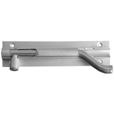 Premium Satin Anodised Aluminium Necked Barrel Bolts 100x25mm for Enhanced Security - Door Bolt