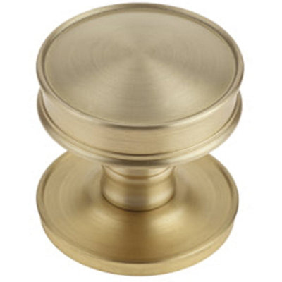 Premium Satin Brass Cupboard Knob for Elegant Interiors - Kitchen Cabinet Knob