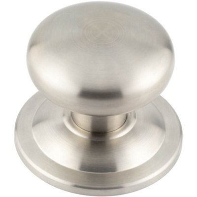 Premium Satin Stainless Steel Centre Door Knob 70mm - Durable and Stylish Design - External Front Door Knob