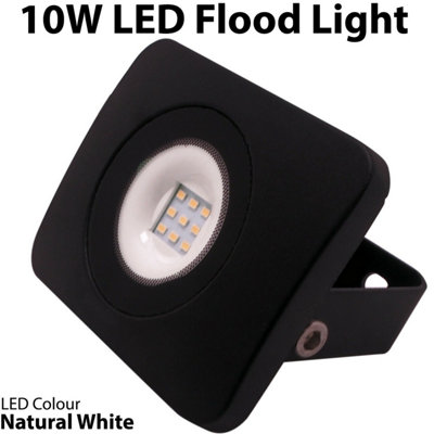 PREMIUM Slim Outdoor 10W LED Floodlight Bright Security IP65 Waterproof Light