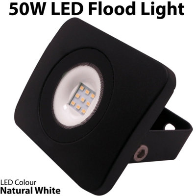 PREMIUM Slim Outdoor 50W LED Floodlight Bright Security IP65 Waterproof Light