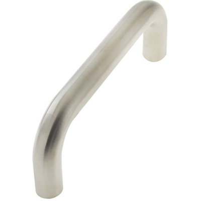 Premium Stainless Steel 19mm D Shape Pull Handle - Grade 304 Satin Finish - Door Handle