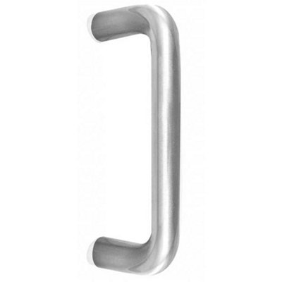 Premium Stainless Steel 19mm D Shape Pull Handle - Satin Finish, 225mm Length - Door Handle