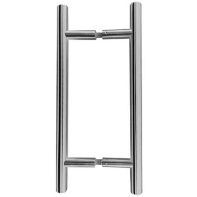 Premium Stainless Steel 19mm Pull Handle for B2B Fixing - Durable Satin Finish - Door Handle
