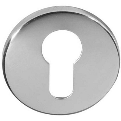 Premium Stainless Steel Euro Profile Escutcheons 52x5mm - Grade 304 & Grade 201 Satin Finish - Key Hole Cover