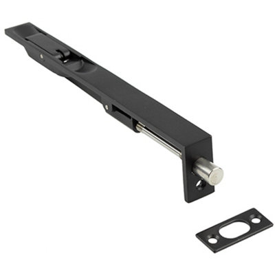 Premium Stainless Steel Flush Bolts JMB51 Black 203mm x 20mm for Secure Locking