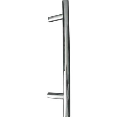 Premium Stainless Steel T Bar Cabinet Handle 156x12mm Polished for Modern Kitchens - Kitchen Drawer Pull Handle