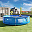 Premium Swimming Pool Round With Filter Pump Outdoor Kids Garden Paddling Summer