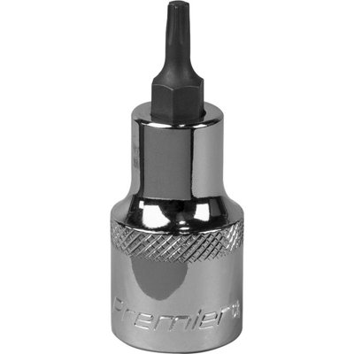 Premium T20 TRX Star Socket Bit with Knurled Grip for 1/2 Inch Drive