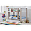 Premium Taupe Bunk Bed Including Pull Out Trundle