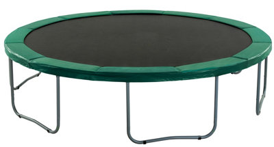 Premium Trampoline Replacement Safety Pad (Spring Cover) - Padding for 366cm 12ft Trampoline - Green