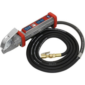 Premium Tyre Inflator - Clip-On Connector - Parallax Correction & 2.7m Hose