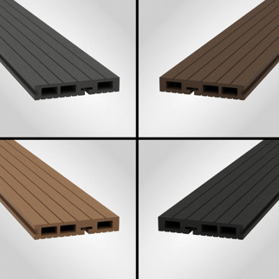 Premium Value European Composite Decking Sample Pack in Light Neo, Gold ...