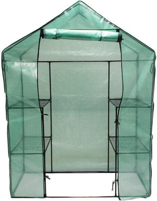 Premium Walk In Greenhouse With Shelves Portable Outdoor Small ...