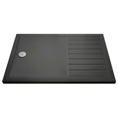 Premium Walk-In Shower Tray 1700mm x 800mm - Slate Grey Price Comparisons | Compare The Build