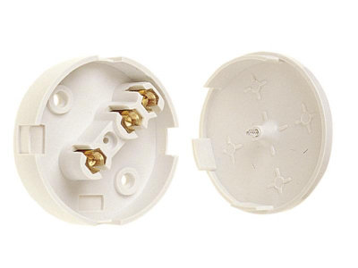 Premium White 3 Terminal Junction Box 30A for Safe Electrical Connections