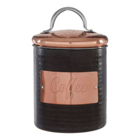 Prescott Hammered Coffee Canister