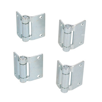 Pressed Steel Hinge Heavy Duty 65x73mm Industrial Door Hatch Locker 4PK