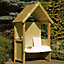 Pressure Treated Apex Wooden Seat Arbour (4ft x 2ft)