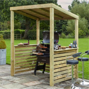 Pressure Treated Barbecue Shelter