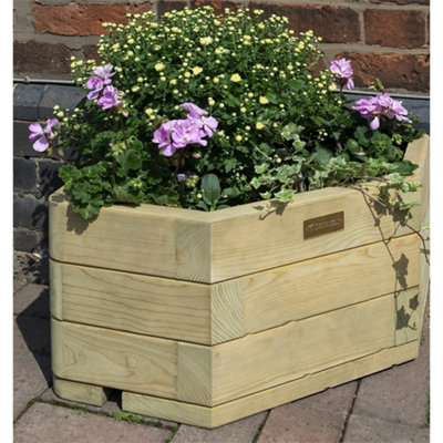 Buy Pressure Treated Corner Garden Planter (1.5ft x 1.5ft) | DIY at B&Q