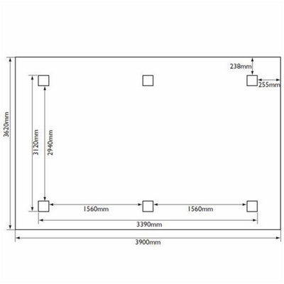 Pressure Treated Retractable Canopy (3.9m x 3.6m x 2.5m) - 4