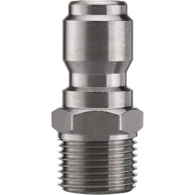RIDGE WASHER Hochdruckreiniger Adapter-Set – 3/8 Zoll Quick Connect, Edelstahl, 5000 PSI, 2er-Pack, Für Schlauch & Zubehör