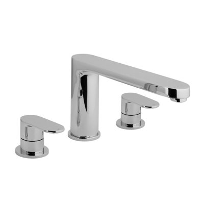 Prestige 3 Hole Bath Filler Tap Chrome