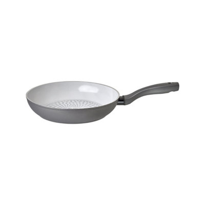 Prestige Earth Pan Grey Round Aluminium Induction Suitable Eco-Friendly Non-Stick Open Frying Pan 20cm